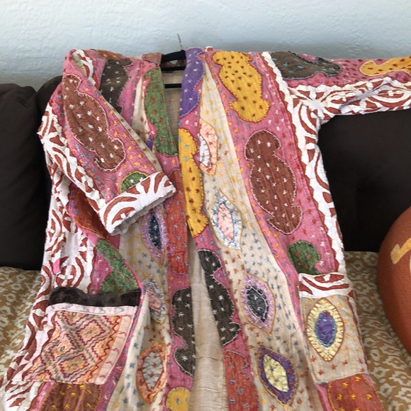 Mid length Kantha jacket - Picture 3 of 7
